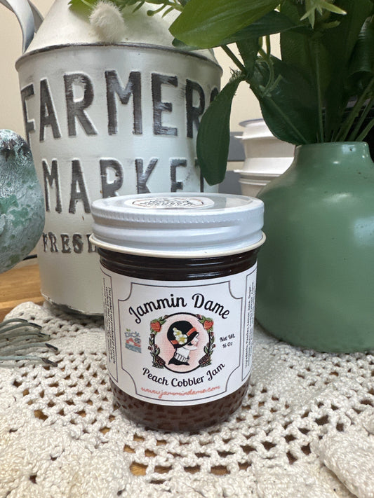 Peach Cobbler Jam (with Toasted Pecans)