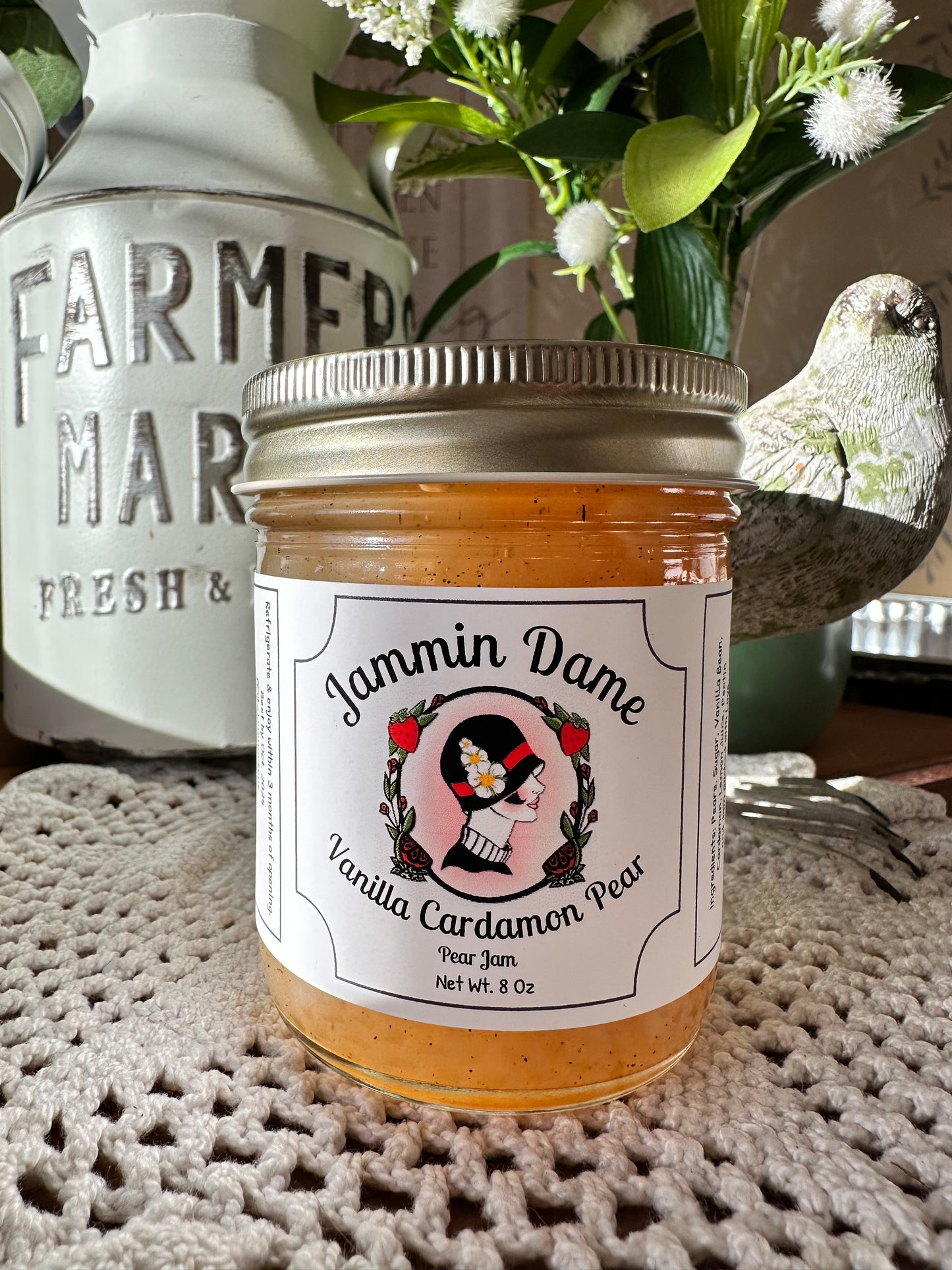 Vanilla Cardamon Pear Jam