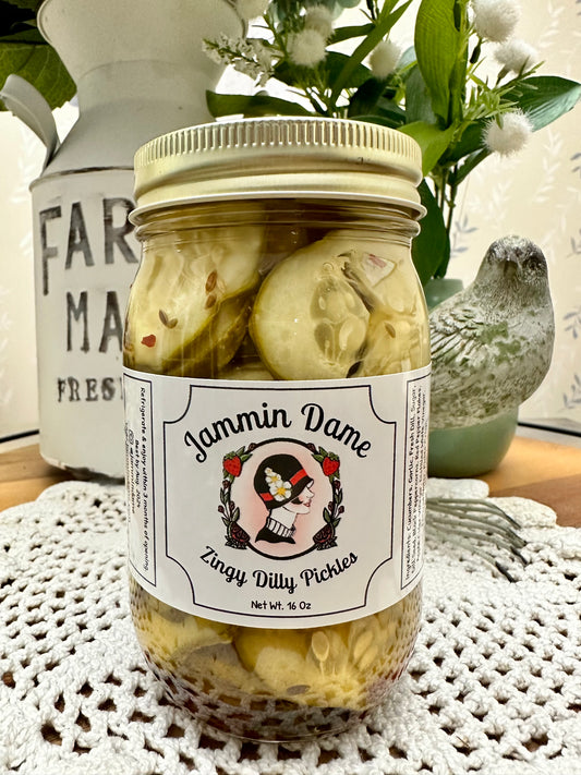 Zingy Dilly Pickle slices